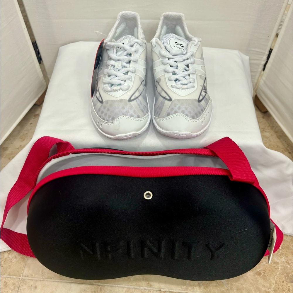 NFINITY Kids Sneakers - White and Gray